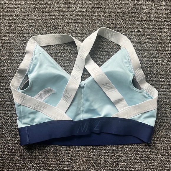 Nike Sports Bra - Blue/White - Picture 2 of 3